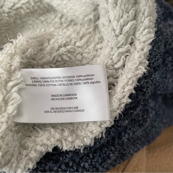 Orvis Sweater 1/4 Zip Sherpa Lined Blue - Men Size Medium - Picture 5 of 8